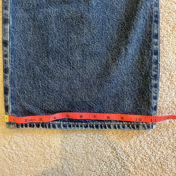 Madewell Dark Blue Flare Jeans - Picture 2 of 6